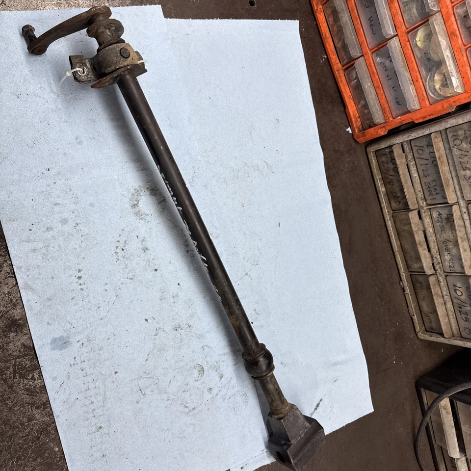 1979 Kawasaki Drifter 440 Vintage Snowmobile handlebars Steering Post Good - Image 1 of 4