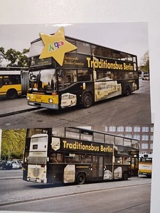 Original Busfotos 10x15 MAN SD 202 BVG Traditionsbus Berlin B-V 3809 wie Wiking - Bild 1 von 1