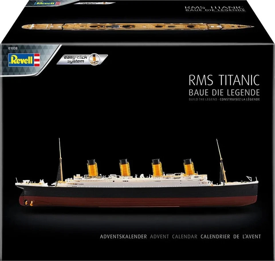 Revell Adventskalender 2021 RMS Titanic in 1:24 Kalender 01038 Weihnachten - Bild 1 von 4