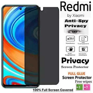 Protector de pantalla antiespía privacidad para Xiaomi Redmi 10 2022 K40 K50i K40 Pro - Imagen 1 de 8