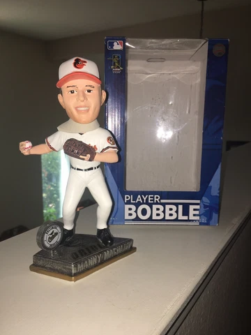 MANNY MACHADO Baltimore Orioles Bobblehead 2015 Action Spring Base New Padres SD Cover
