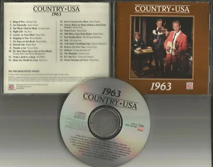 TIME LIFE Country USA 1963 CD w/ JOHNNY CASH Bobby Bare HANK SNOW Patsy Cline - Picture 1 of 1