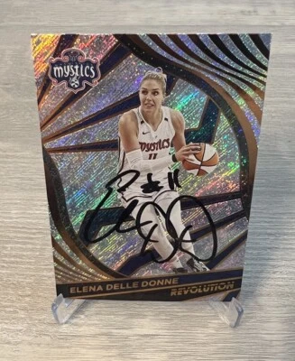 Elena Delle Donne WNBA Washington Mystics Autographed Signed Card W/COA - Image 1 of 4