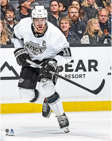 Anze Kopitar Los Angeles Kings Throwback Alternate Jersey Skating 11x14 Photo Cover