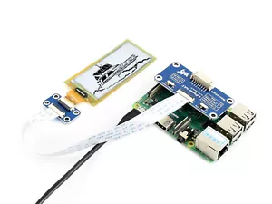 Waveshare 296×128 2.9inch flexible E-Ink Display e-Paper HAT for Raspberry Pi - Picture 1 of 9