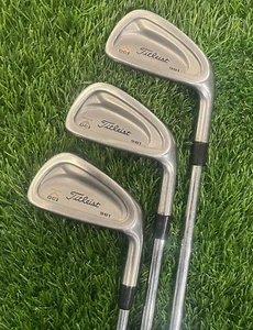 Titleist DCI Gold 981 Irons (3-5) Regular Steel Shafts RH New Golf Pride Grips - Picture 1 of 7