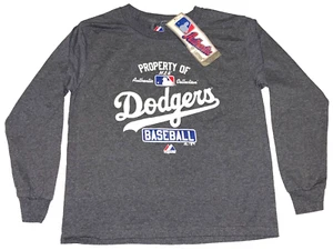 Property of Los Angeles Dodgers MLB Authentic Collection L/S Shirt New! Youth SM - Picture 1 of 1