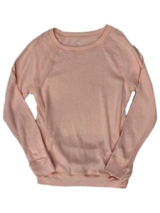 Girls Light Pink Pull Over Sweater Sweatshirt With Pockets X-Large (14-16) - Picture 1 of 1
