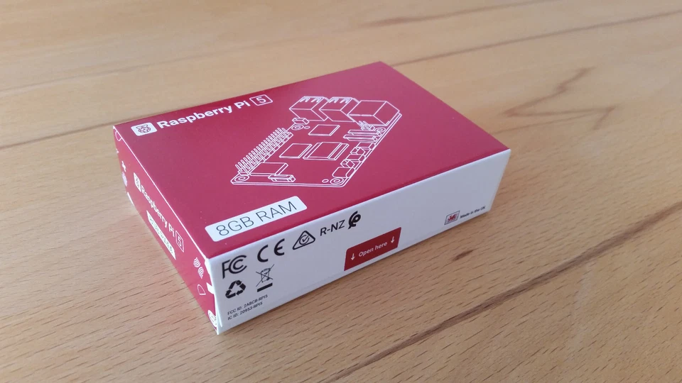 Raspberry Pi 5 8GB, ARM Cortex-A76, 2,4GHz Desktop PC