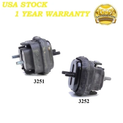 2 PIEZAS MONTAJE MOTOR DELANTERO L & R APTO PARA 2005-2009 GMC Envoy, Envoy XL, ENVIY XUV 5,3 L Foto 1 de 4