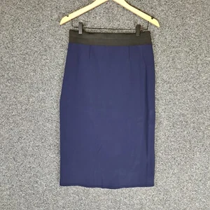 Country Road Womens Midi Skirt Size M Medium Blue Stretch - Picture 1 of 8