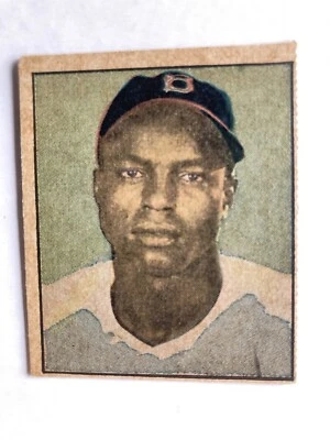 1951 Berk Ross SAM JETHROE #4-10 Boston Braves EX Condition - Image 1 of 2