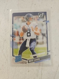 2023 Will Levis Panini Clearly Donruss Rated Rookie Base #94 Titans - Picture 1 of 2