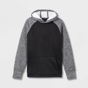 AC) Boys' Tech Fleece Hooded Sweatshirt - All in Motion Black XS 4/5 - Picture 1 of 1