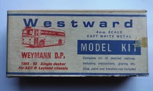 Verso ovest - Weymann D.P. - Kit modellismo in metallo, 1:76 (4 mm), anni '70 - Foto 1 di 1