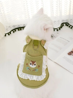 Summer Dog Clothes Breathable T-Shirts Sleeveless Vest for Small Pet Cat Puppy - Image 1 of 4
