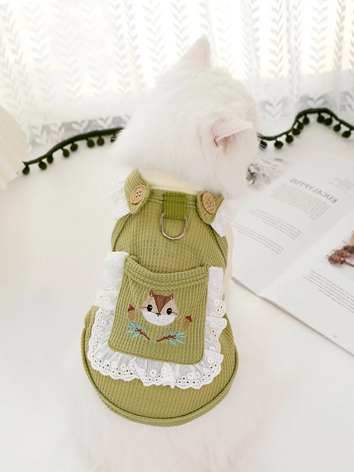 Summer Dog Clothes Breathable T-Shirts Sleeveless Vest for Small Pet Cat Puppy - Image 1 of 4