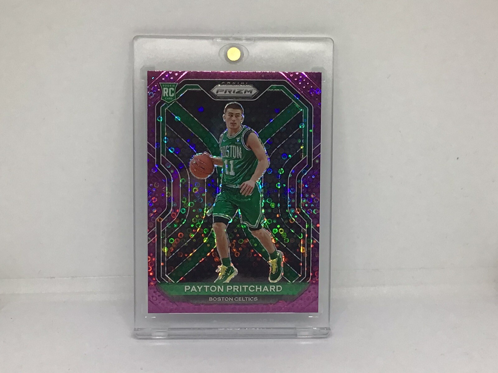 2020-2021 Panini Prizm PAYTON PRITCHARD Purple Disco 06/75 #257 RC Rookie Card
