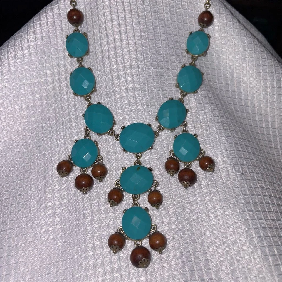 Collar Avon Vintage Multicolor Babero Distintivo Retro Estilo Audaz Usado en Excelente Condición Foto 1 de 4