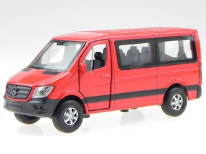 Mercedes Sprinter Bus red diecast modelcar 43731 Welly 1:34 - Picture 1 of 4