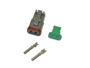Deutsch 2 pol Buchse DT-Serie DT-06-2S Buchsenkontakte DTBKS  Haltekeil W2S  - Imagen 1 de 1