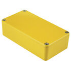 Hammond 1590BYL Aluminium 'Stomp Box' Enclosure Yellow (112 x 60 x 31mm)