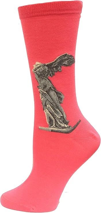 Hotsox Winged Victory Of Sam Socks, Magenta, 1 Pair, Women Shoe 4-10 - Image 1 of 1