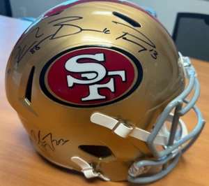 SF 49ers Signed Autographed Helmet Brock Purdy CMC Kittle Fanatics & Beckett COA - Picture 1 of 7