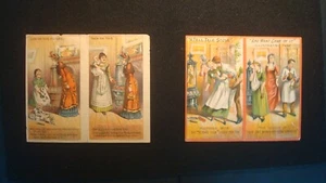 (2) RISING SUN STORE POLISH - Trade Cards - Clean - Picture 1 of 7
