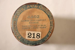 EDISON BA 4402 CHRISTMAS CAROLS CHIMES BELLS OF OLD TRINITY, NY E+ OBL - Picture 1 of 4