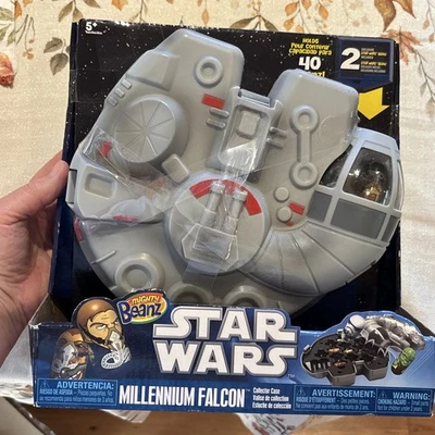 Estuche Coleccionista Halcón Milenario Star Wars Mighty Beanz con 2 Beanz Exclusivo Foto 1 de 4