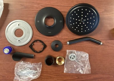 NUEVO Moen UTS3202EPBL Doux M-CORE 3-Series 1-Mango Eco-Perf Ducha Negro B309 Foto 1 de 3