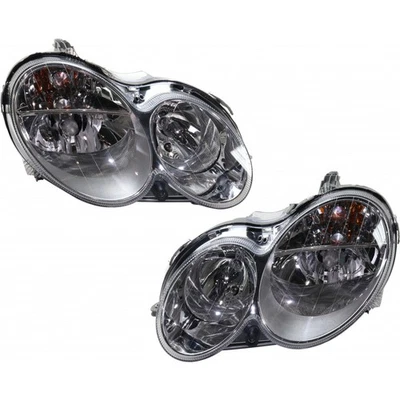 For Mercedes-Benz CLK500/CLK55 AMG Headlight 2003-2006 Driver & Passenger Pair - Изображение 1 из 4
