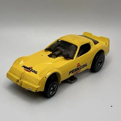 Coche divertido Pontiac Firebird Pennzoil amarillo Mattel Hot Wheels 1977 Foto 1 de 4