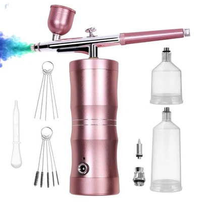 ELECTRIC AIRBRUSH 0.4MM NOZZLE WITH 800MAH BATTERY FOR BODY PAINTING MAKEUP - Image 1 of 4