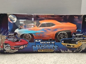 Vntg 2001 Muscle Machines Too Cool 1969 Chevy Camaro 1:18 Scale Diecast Car - Picture 1 of 11