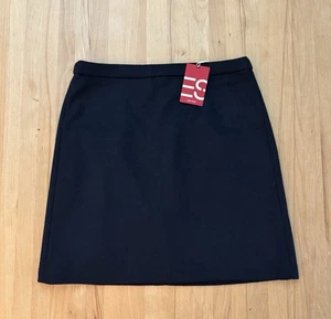 Neu Esprit New York Hochwertiger Woll Rock Gr. 40 Dunkelblau - Bild 1 von 4