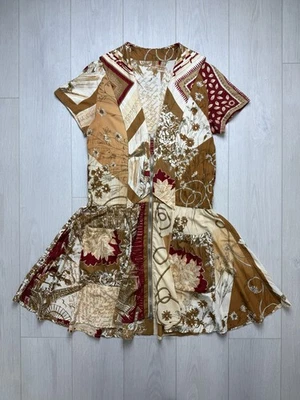 Vintage Jean Paul Gaultier Jeans Donna Patchwork Shirt Dress Paris Size IT 42 - Image 1 of 4