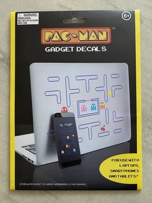 Pac-Man Gadget Decals Video Game - 4 Sheets for Laptops Smart Phones Tablets - Image 1 of 2