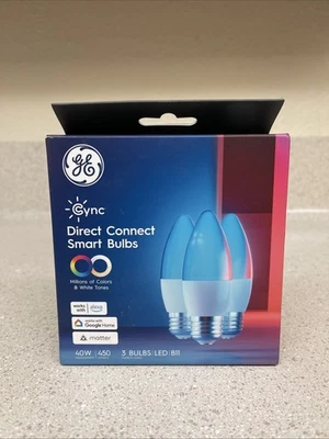 GE Cync Smart LED Light Bulbs Color Changing Decorative Light Bulbs Indoor Wi... - Image 1 of 2