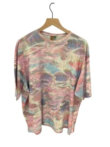 Farm Rio Aquarell Pastell Oversized Grafik T-Shirt Brasilien Hergestellt 100% Baumwolle - Bild 1 von 9