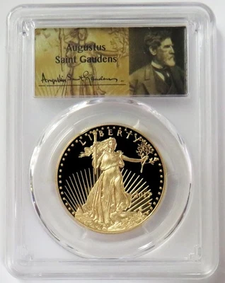 2017 W GOLD ST GAUDENS $50 AMERICAN EAGLE 1oz PCGS PR 70 DCAM FIRST STRIKE - Image 1 of 2