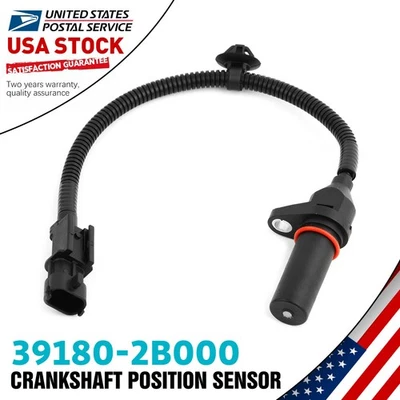 Sensor de posición del cigüeñal para Kia Forte Koup 39180-2B000 2014-2015 duradero Foto 1 de 4