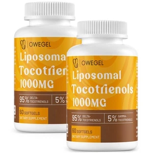 E Tocotrienoli Integratori 1000mg - Tocotrienolo Liposomiale ad Alta Potenza, 95% D... - Foto 1 di 6