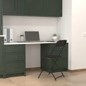 Silla Plegable - Plástico Negro - Pack de 4 650LB Capacidad Peso Cómoda Incluso... - Imagen 1 de 85