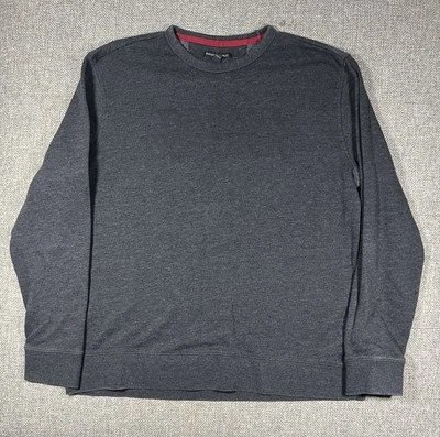 Banana Republic Crew Pullover Sweatshirt Charcoal Gray Men's Size XL - Image 1 of 4