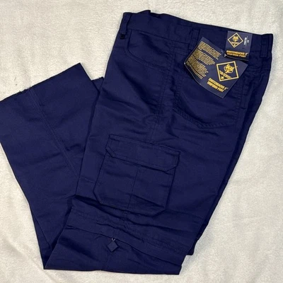 BSA Boy Scouts Of America Cub Switchback Uniform Pants Youth 12 Girl or Boy NWT - Image 1 of 4