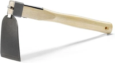 Enxada de jardim, 15" ferramentas de jardim enxada de escavação e ancinho, enxada manual com cabo de madeira - Imagem 1 de 4