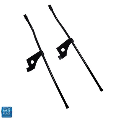 1966-67 Chevrolet Chevelle Malibu Windshield Washer Nozzles Pair - Image 1 of 2