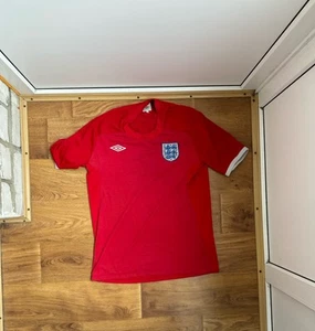 ENGLAND TEAM 2009/2010 FOOTBALL SOCCER SHIRT JERSEY HOME UMBRO ORIGINAL SIZE 42 - Picture 1 of 6